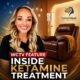 Promotional graphic for Novel Mind & Wellness Center featuring founder Kelle Logan beside a ketamine treatment room with the text "WCTV Feature" and "Inside Ketamine Treatment."